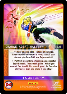 S20 Orange Adept Mastery Hi-Tech Rainbow Prizm