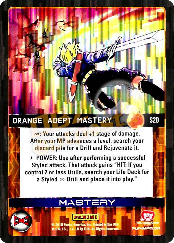 S20 Orange Adept Mastery Booster Pack Foil
