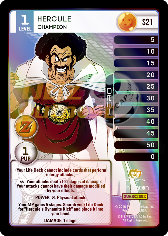 S21 Hercule Champion Hi-Tech Rainbow Prizm