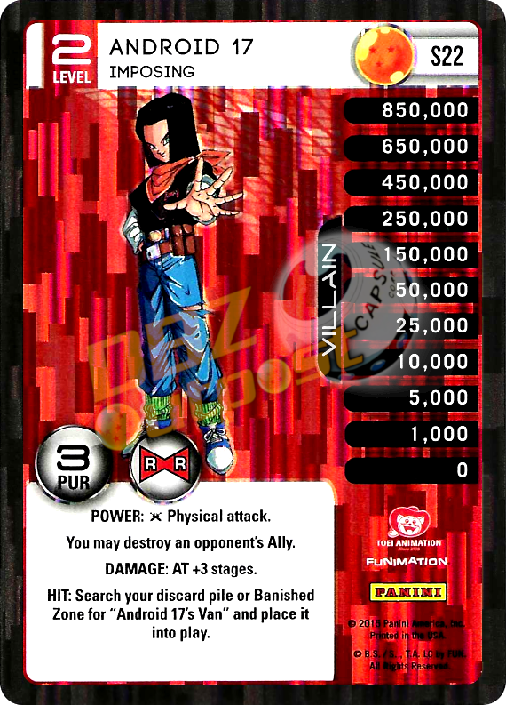 S22 Android 17 Imposing Booster Pack Foil