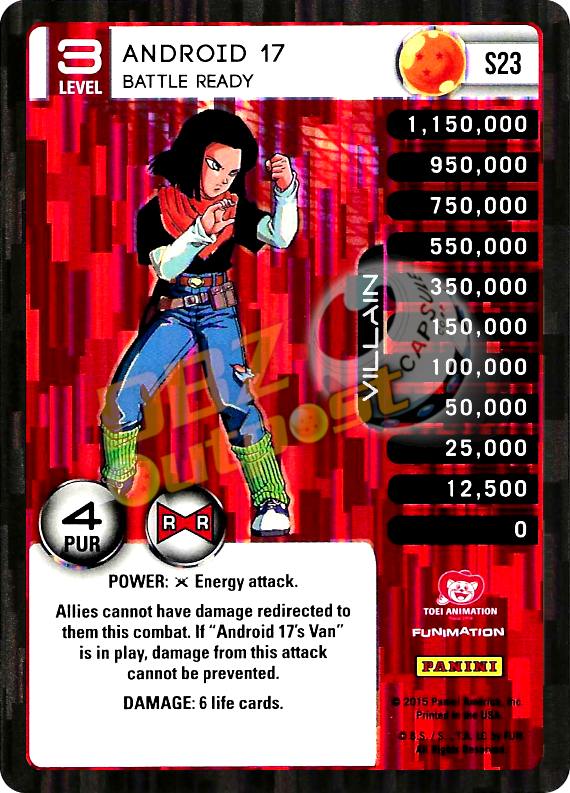 S23 Android 17 Battle Ready Booster Pack Foil