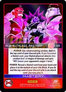 S25 Red Ruthless Mastery Hi-Tech Rainbow Prizm