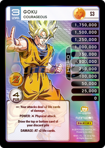 S3 Goku Courageous Hi-Tech Rainbow Prizm