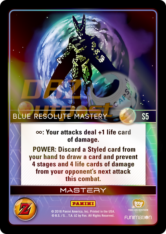 S5 Blue Resolute Mastery Hi-Tech Rainbow Prizm