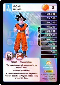S6 Goku, Relaxed Hi-Tech Rainbow Prizm