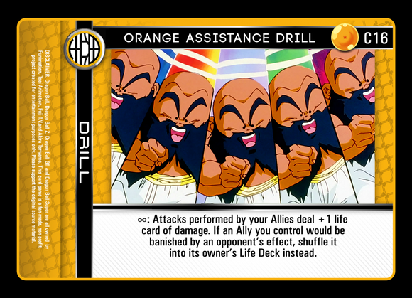C16  Orange Assistance Drill