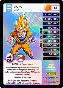 S8 Goku Calm Hi-Tech Rainbow Prizm