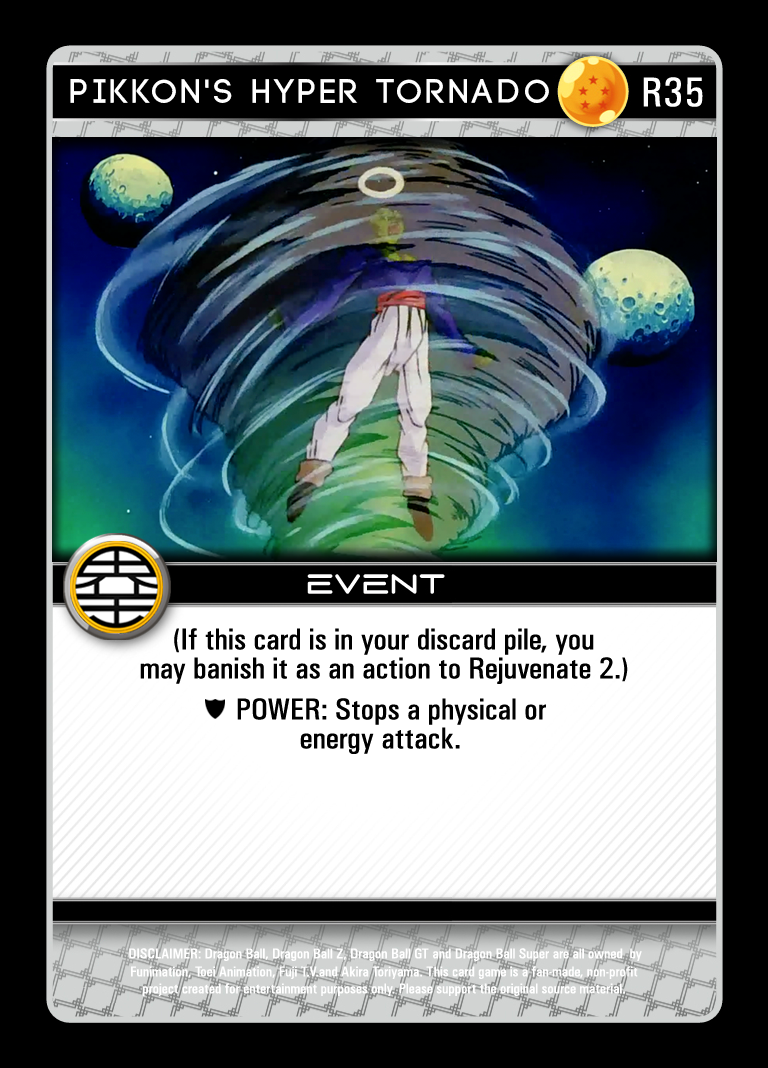 R35 Pikkon's Hyper Tornado – DBZ Outpost