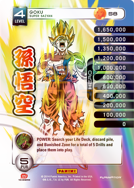 S8 Goku Super Saiyan Hi-Tech Rainbow Prizm